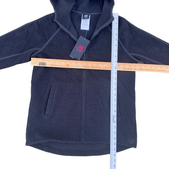 New Balance Transform Relaxed Fit Hooded Zip Jacket Black Women's Small (S) - Picture 5 of 5